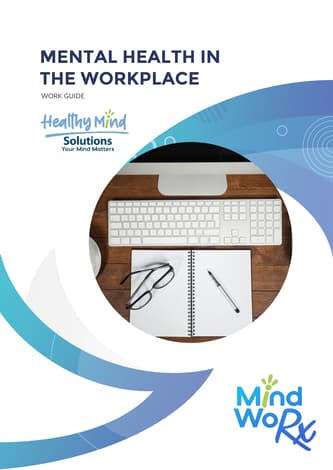 mental health in the workplace workguide